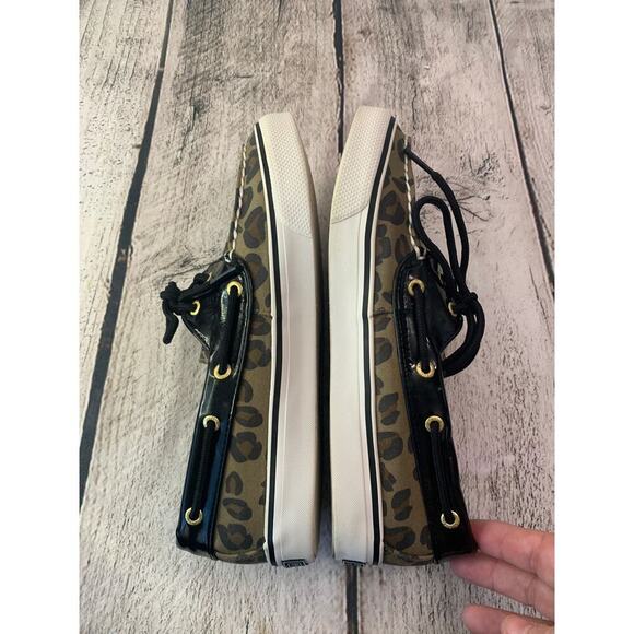 SPERRY Women’s Top Sider Cheetah Print Shoes / Size: 6.5 - Picture 4 of 9